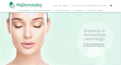 Desktop Screenshot of moj-dermatolog.com