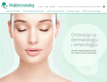 Tablet Screenshot of moj-dermatolog.com